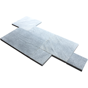 Argento Marble Paver Sandblast and Tumble French 30mm