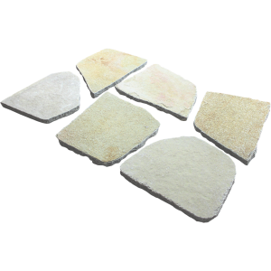 Limestone Random Rock Paver Natural 350-450x30mm