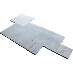 Storm Grey Marble Sandblast and Tumble French 20mm