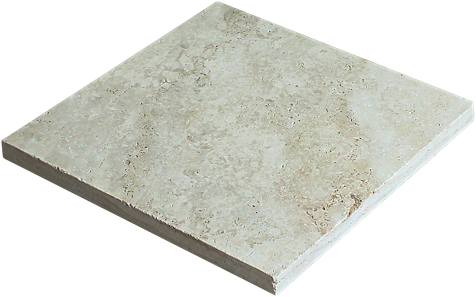 Travertine Paver Ivory Tumbled 406x406x30mm