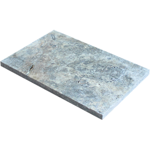 Travertine Paver Antique Silver Tumbled 610x406x30mm