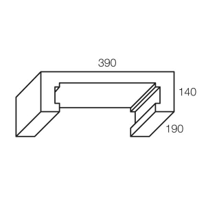Grey Block (15.45) 150mm Cleanout Block