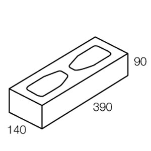 Grey Block (15.71) 150mm Half Height