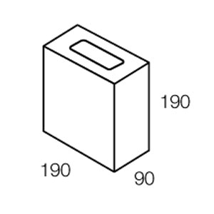 Grey Block (20.04) 200mm Quarter