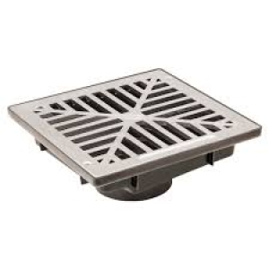 Rain Uni Pit 225x225x95mm c/w Flush Aluminium Grate