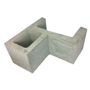 Grey Block (20.60) 200mm Bonded Pilaster Return