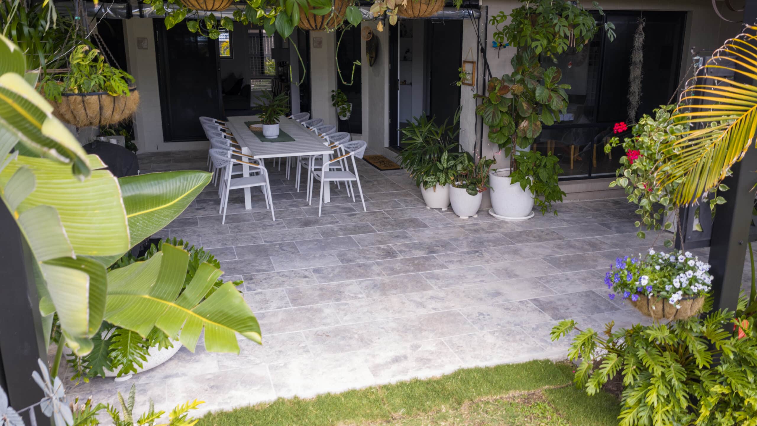 Silver Marble Paver Sandblasted and Tumble 600x400x30mm - Image 4