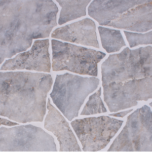 Crazypave Silver Marble Tumbled 20mm