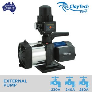 Clay tech external pump - Inox250