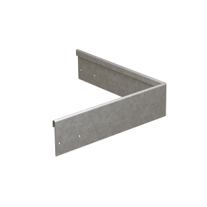Shapescaper Garden Edge Galvabond External Corner 75mm x 300mm x 300mm