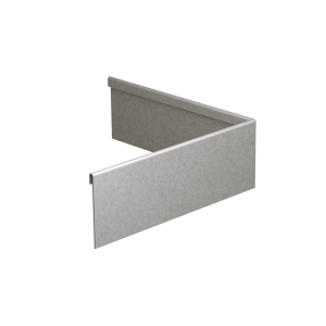 Shapescaper Garden Edge Galvabond External Corner 100mm x 300mm x 300mm