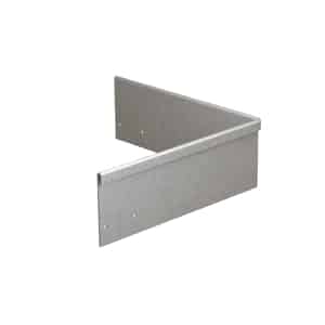 Shapescaper Garden Edge Galvabond Internal Corner 100mm x 300mm x 300mm