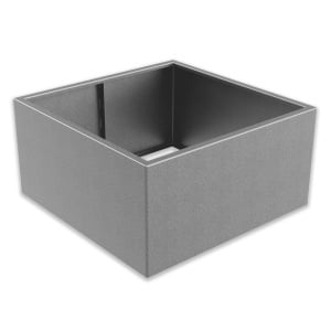 Shapescaper Square Galvabond 500(H)x800x800mm