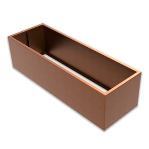 Shapescaper Rectangle Redcor 500(H)x1800x600mm