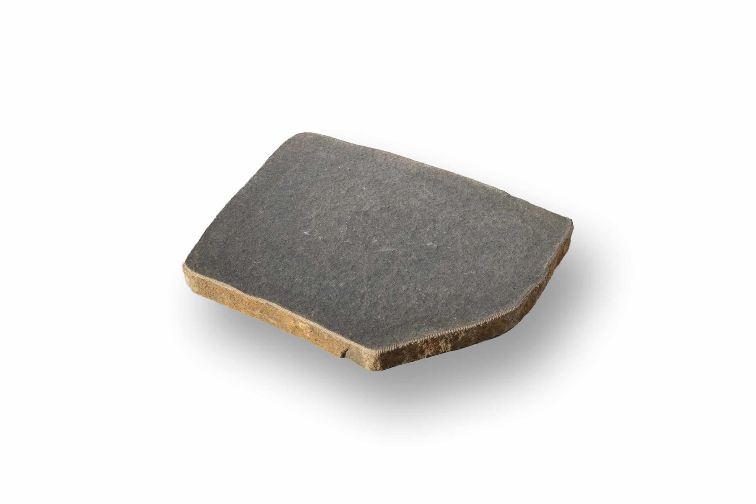 Basalt Boulder Flamed Black 400-500mm x 30mm